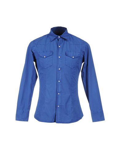 ZOOM DANIELE ALESSANDRINI DENIM - Long sleeve shirt