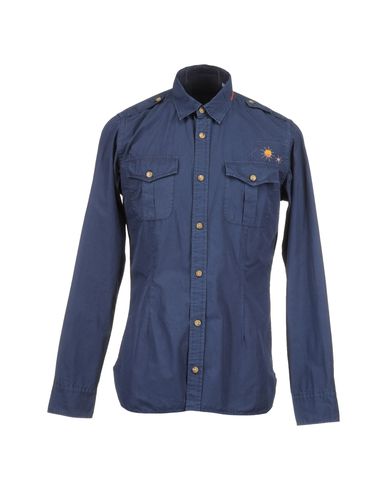 ZOOM DANIELE ALESSANDRINI DENIM - Long sleeve shirt