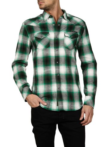 DIESEL - Shirts - SULPHUR-R