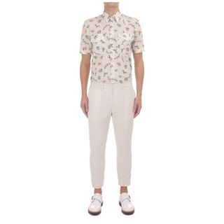 McQ, Shirt, Skeleton Fly Military Short-Sleeve Shirt