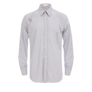 ALEXANDER MCQUEEN, Classic Shirt, Fine Diamond-Stripe Harness Shirt