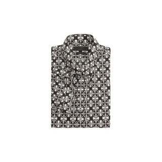 ALEXANDER MCQUEEN, Classic Shirt, Panama Tile Print Short-Sleeve Shirt