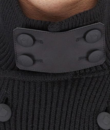 BOTTEGA VENETA - Wool Nappa Detail Cardigan