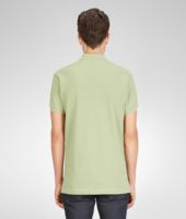Bottega Veneta® Reseda Cotton Piquet Polo Shirt Bottega Veneta® Reseda Cotton Piquet Polo Shirt