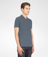 Bottega Veneta® Krim Cotton Piquet Polo Shirt Bottega Veneta® Krim Cotton Piquet Polo Shirt