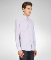 Bottega Veneta® Hemd aus Micro Grid Platre Appia Bottega Veneta® Hemd aus Micro Grid Platre Appia