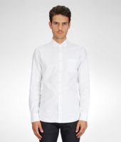 Bottega Veneta® Bianco Oxford Cotton Shirt Bottega Veneta® Bianco Oxford Cotton Shirt
