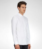 Bottega Veneta® Bianco Oxford Cotton Shirt Bottega Veneta® Bianco Oxford Cotton Shirt