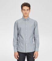Bottega Veneta® Light Blue Mousseline Cotton Shirt Bottega Veneta® Light Blue Mousseline Cotton Shirt