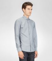 Bottega Veneta® Light Blue Mousseline Cotton Shirt Bottega Veneta® Light Blue Mousseline Cotton Shirt