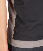 Bottega Veneta® Shadow Nero Washed Jersey Chiffon T-Shirt Bottega Veneta® Shadow Nero Washed Jersey Chiffon T-Shirt
