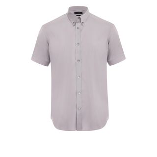 ALEXANDER MCQUEEN, Fashion Shirt, Cotton Short Sleeve Shirt