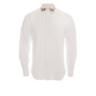 ALEXANDER MCQUEEN, Classic Shirt, Printed Floral Collar Shirt