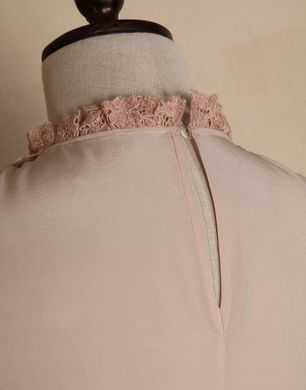 GALON LACE CHIFFON BLOUSE - Blouses - Dolce&Gabbana - Winter 2014 GALON LACE CHIFFON BLOUSE - Blouses - Dolce&Gabbana - Winter 2014