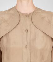 Bottega Veneta® Walnut Silk Shirt Bottega Veneta® Walnut Silk Shirt