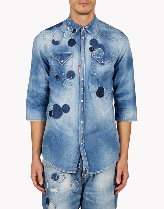 dsquared2 denim shirts