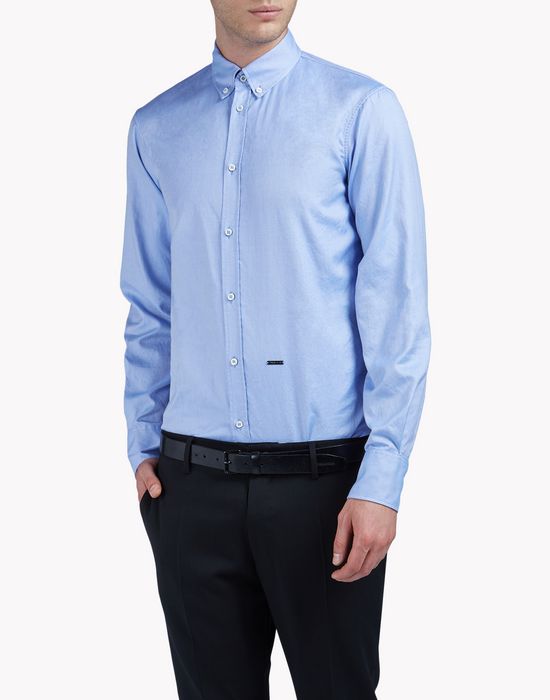 cotton canvas shirt 衬衫 男 Dsquared2