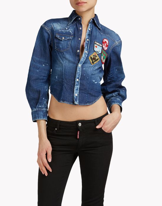 dsquared2 denim shirts