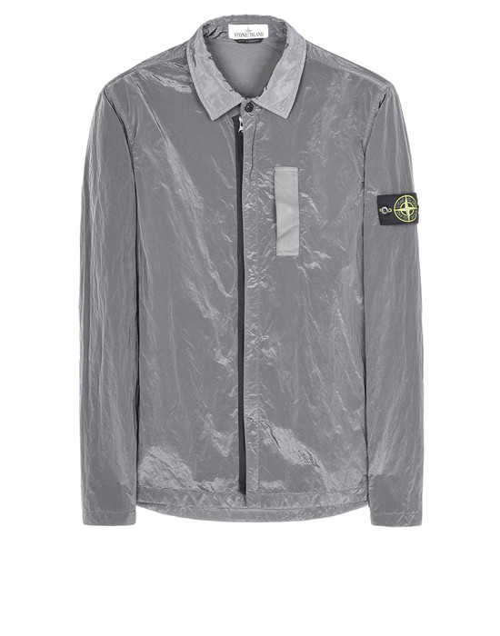 stone island nylon metal shirt jacket