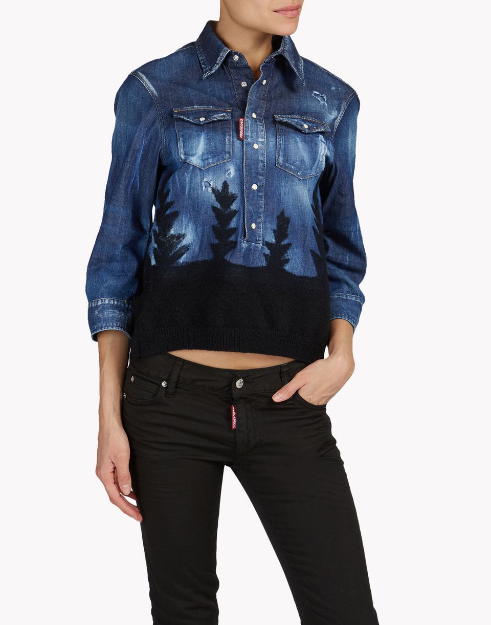 dsquared2 denim shirts