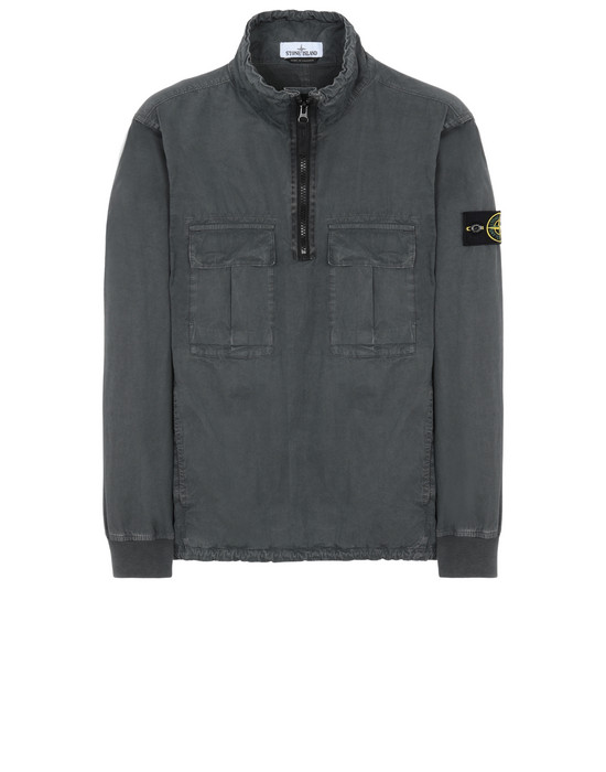 117WN“OLD”DYE TREATMENT Over Shirt Stone Island Men - Official
