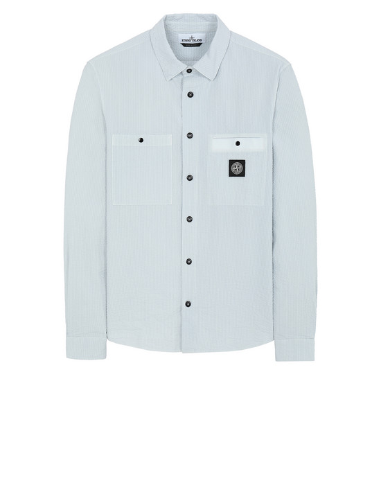 stone island seersucker shirt