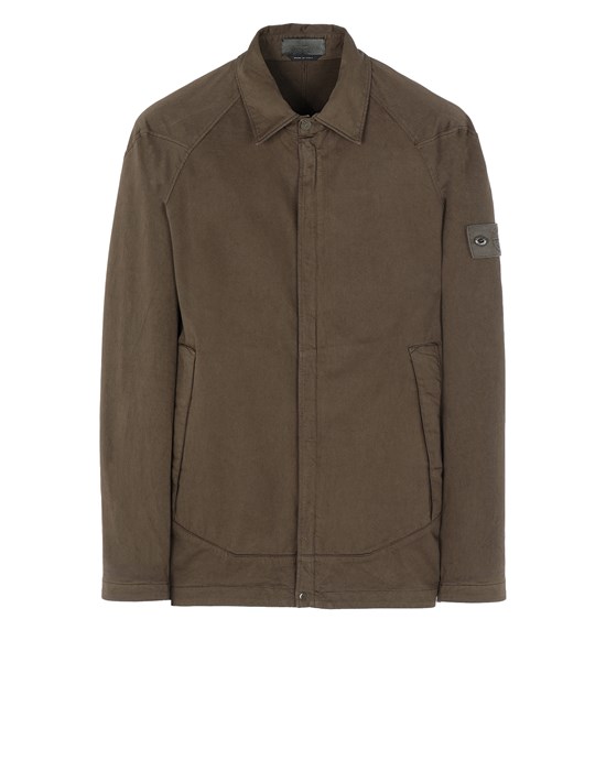 Khaki stone 2025 island overshirt