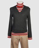 LES HOMMES - Maglia collo alto