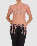 ANGELOS FRENTZOS - Short sleeve jumper