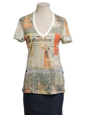JOHN GALLIANO - Short sleeve sweater