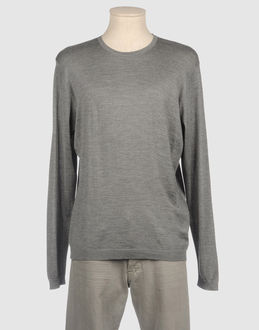 Flanell Grey Crewneck Sweaters - Item 39225099