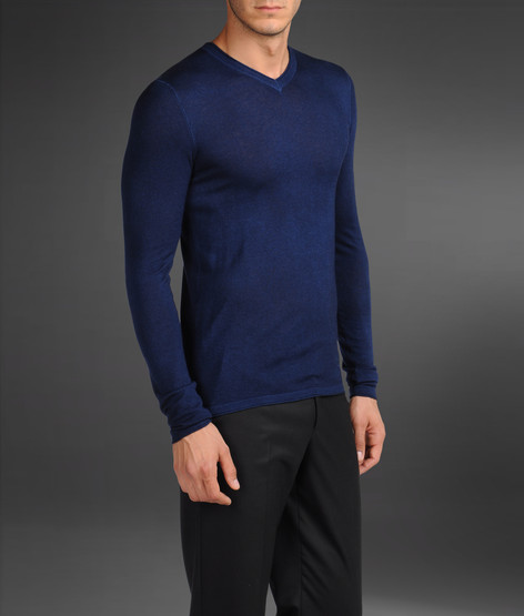 Pullover mit V-Ausschnitt