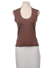 CHINE COLLECTION - Sleeveless sweater