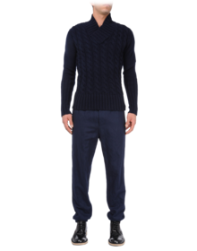 LES HOMMES - Maglia collo a v