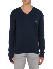 GOLDEN GOOSE - Maglia collo a v