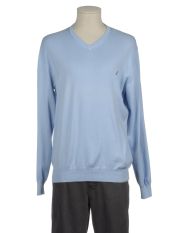 TJ TRUSSARDI JEANS - Maglia collo a v