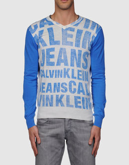 CALVIN KLEIN JEANS - MAGLIERIA - Maglie collo a v - su YOOX.COM