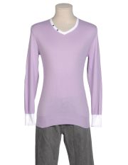 NEROLATINO - Maglia collo a v