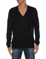 DIESEL BLACK GOLD - Pullover mit V-Ausschnitt