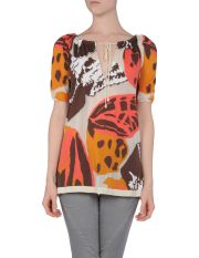 BLUMARINE - Short sleeve sweater