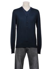 BECOME - Maglia collo a v