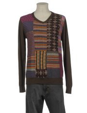 DESIGUAL - Pullover mit V-Ausschnitt