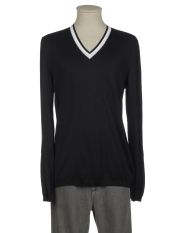 BERTOLO - Pullover mit V-Ausschnitt