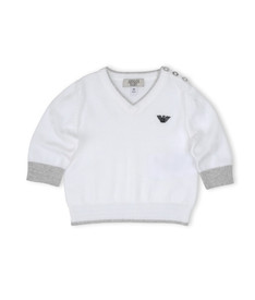 ARMANI JUNIOR - Vネックセーター