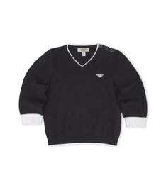 ARMANI JUNIOR - Vネックセーター