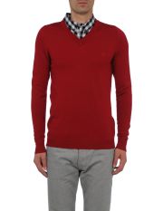 McQ - Maglia collo a v