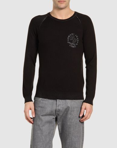 ZOOM ARMANI JEANS - Crewneck sweater