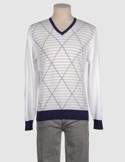 TJ TRUSSARDI JEANS - Maglia collo a v