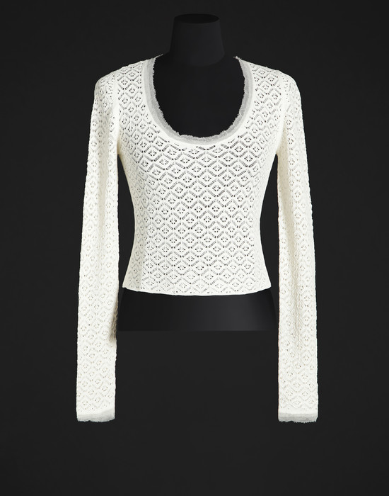 Maglia in viscosa poliestere - Maglie maniche lunghe - Dolce&Gabbana - Estate 2015 Maglia in viscosa poliestere - Maglie maniche lunghe - Dolce&Gabbana - Estate 2015