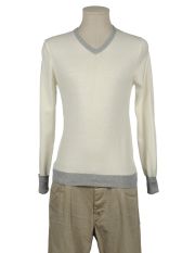 TOUCH BACK - Maglia collo a v